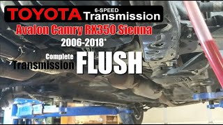 картинка: Toyota 6-ступенчатая: замена/промывка трансмиссионной жидкости (Avalon, Camry, RX350, Sienna) 200...
