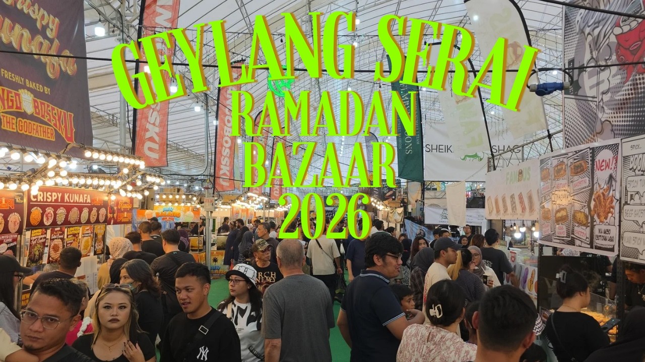 Geylang Serai Ramadan Bazaar 2026 🇸🇬 | 500+ Stalls, Viral Food & Hari Raya Light-Up✨