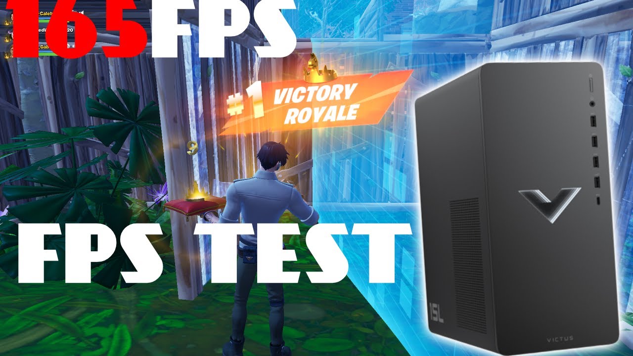 Ab Wieviel Fps Läuft Ein Spiel Flüssig HP Victus Gaming PC Fortnite Fps Test Performance Mode (165 Fps Cap