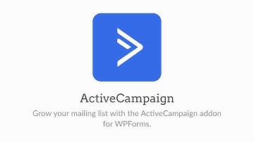 ActiveCampaign addon by WPForms
