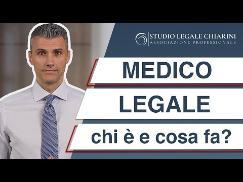 MEDICO LEGALE: chi è e cosa fa?