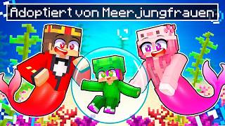 Adoptiert von einer MEERJUNGFRAUEN FAMILIE in Minecraft!