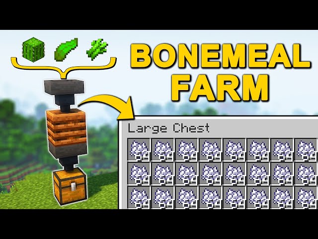 EASY Bone Meal Farm in Minecraft 1.20 (Tutorial) class=