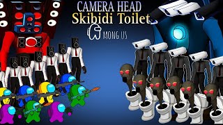 Among Us vs SKIBIDI TOILET & Camera Man & SPEAKER HEAD & Titan TV Man | Among Us Animation