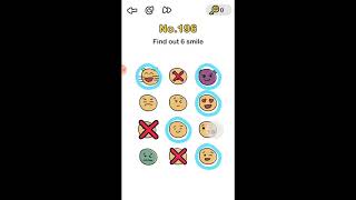 Find out 6 smile || Brainout Level 196 ||