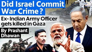 Javed Akhtar Criticizes Israel over Ex-Indian Army officer's death in Gaza | By Prashant Dhawan