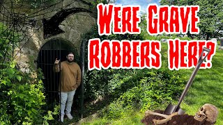 ABANDONED CRYPT in HAUNTED CEMETERY