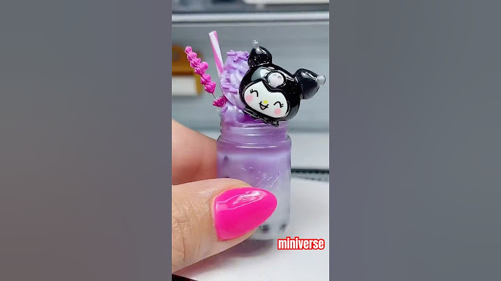 How to Make Miniature Taro Bubble Tea