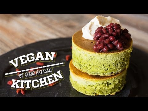 1つでもお腹いっぱい 見た目も可愛い分厚い抹茶パンケーキ How To Make Matcha Pancake Vegan Kitchen With Ayano Hayasaki Youtube