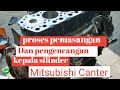 #17 proses pemasangan & pengencangan kepala silinder Mitsubishi Canter