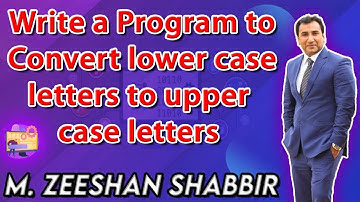 Write a Program to Convert a Lower Case Letter to Upper Case in Assembly Language Urdu/Hindi| Easy