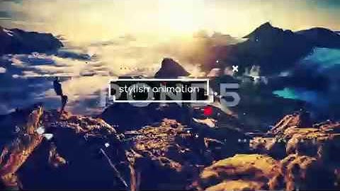 Royalty Free | After Effects Template | Atmospheric Parallax Glitch Slideshow