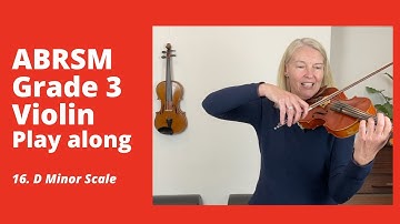 ABRSM Violin Grade 3 Scales and Arpeggios: 16. D Minor Harmonic Scale