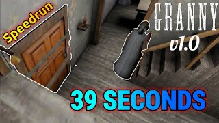 Granny v1.0 - Speedrun in 39 Seconds