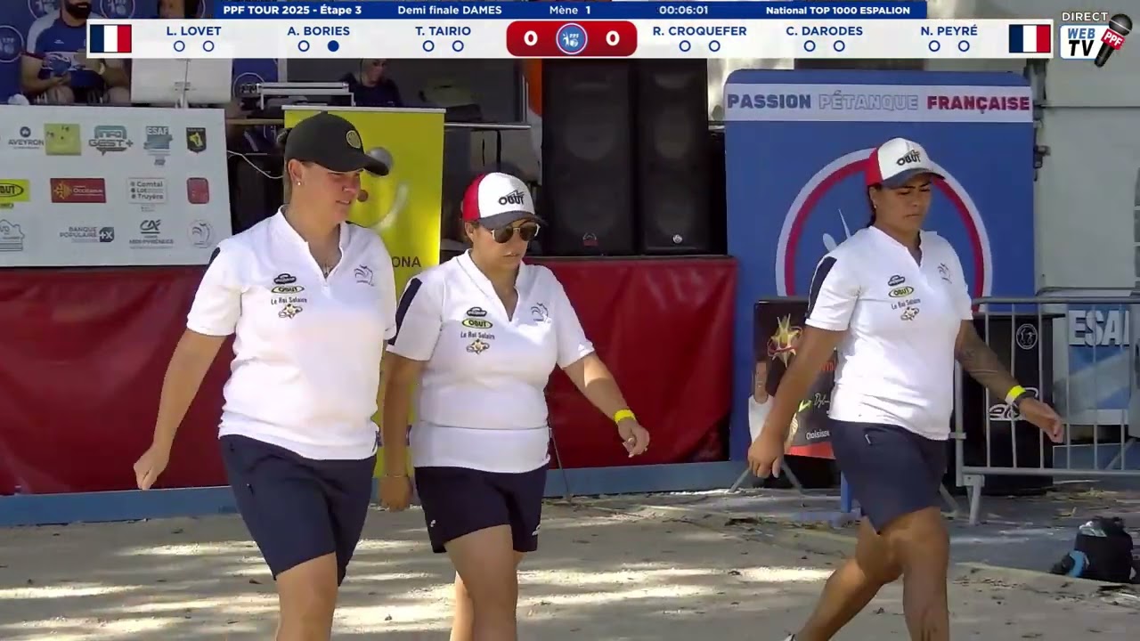 PPF TOUR 2025 National TOP 1000 ESPALION - Demi finale DAMES -  EQUIPE DE FRANCE / EQUIPE DE FRANCE.