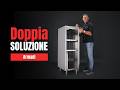Armadio in acciaio inox RIA1B5715 e RIA2S10518: caratteristiche | Gastrodomus