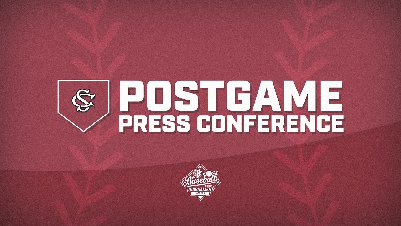 2024 SEC Baseball Tournament Press Conference South Carolina YouTube