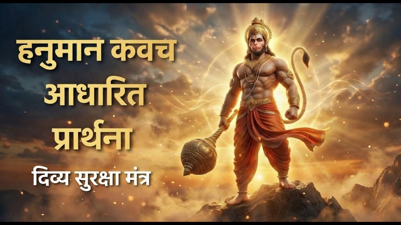 “हनुमान कवच आधारित प्रार्थना | दिव्य सुरक्षा मंत्र” ✅ #hanuman #bajrangbali #hanumanji #bhakti