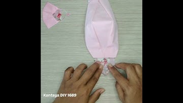 #Shorts​|New​ Style​ 3D​ Beautiful​ Mask​|2​ Tone​ No​ fog​ on​ glasses​|Easy​ Pattern​|Mascara​ 3D​