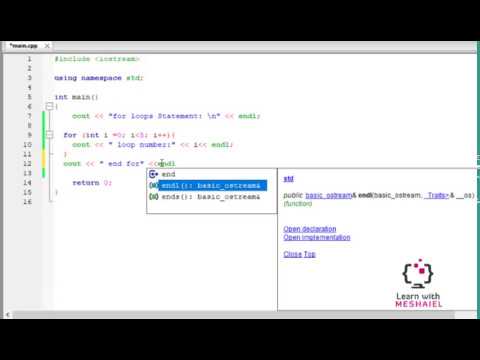 C++ Tutorial#16 - for loop Statment C++ || الدرس 16- الدوران باستخدام ...