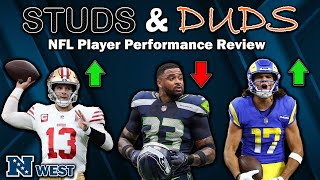 NFL Studs & Duds! | A Performance Review Of EVERY Player on EVERY NFC West Team (Season Finale)