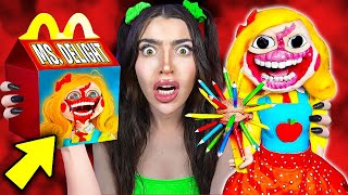 DO NOT ORDER MISS DELIGHT HAPPY MEAL from MCDONALDS at 3AM!! (POPPY PLAYTIME 3 ENDING!)