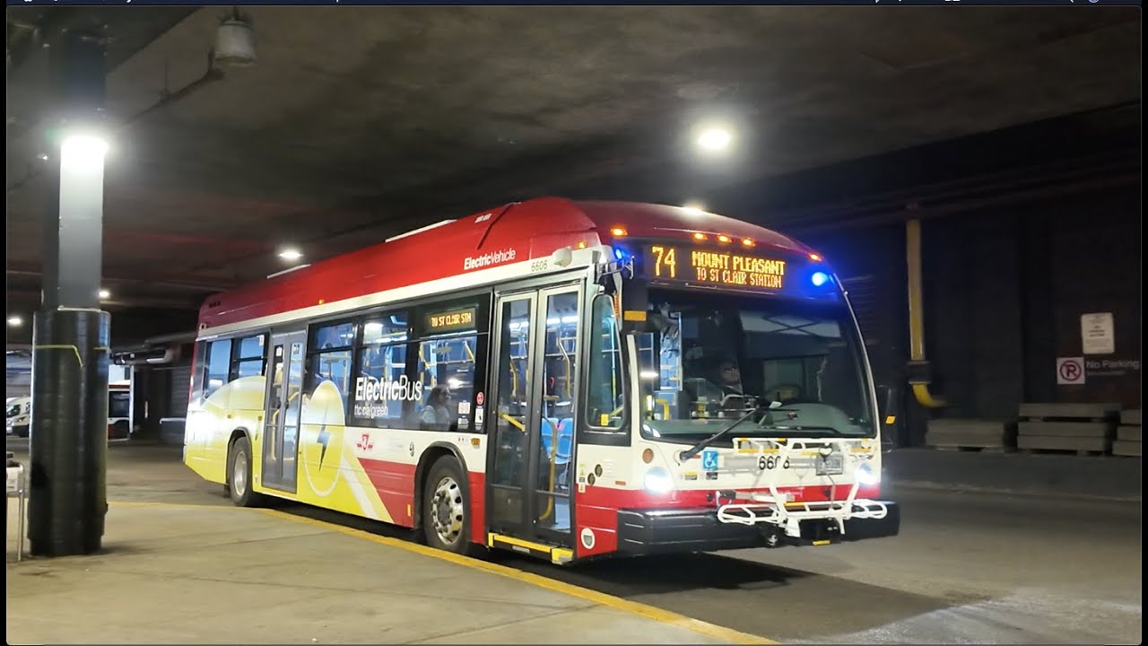 TTC 74 Mount Pleasant New Nova Bus Ride 