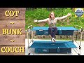 Off grid cabin furniture discobed xl bed bunk beds  couch
