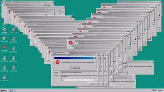 Windows98 crazy error (slowed)