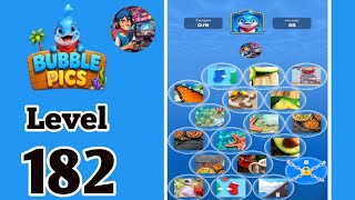Bubblepics pop jigsaw puzzle level 182 solution and walkthrough for guidance