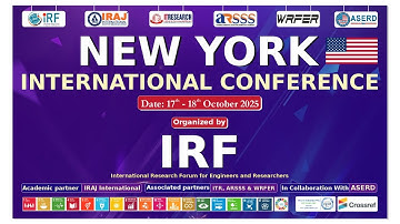 🌐 IRF International Conference – 17th October 2025 | New York, USA | Conference Highlights