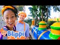 Blippi & Meekah at Adventure City | Educational Videos for Kids | Blippi and Meekah Kids TV