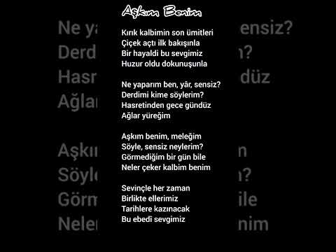 Aşkım Benim Lagu Mustafa Ceceli Turkeysong Loversongs Musicword Viralsong Trends Lyrics