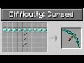 So I added a "cursed" difficulty to Minecraft...