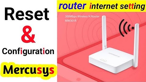 How to Reset & Configuration Mercusys Router | internet setting with Mobile | Android User Official