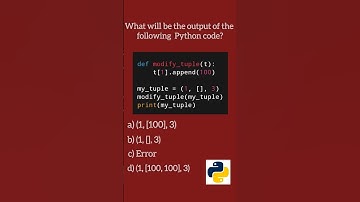 Python Coding challenge - Day 6 | What is the Output of the following python code ? #python #coding