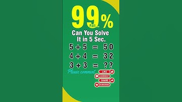 Brain Test Maths Puzzle 2025 | Can You Solve It in 5 Seconds? | Viral Math Puzzle