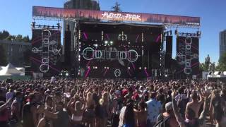 Chuckie getting the crowd on their feet at FVDED