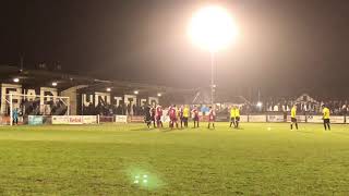 Nana Owusu 22 yard free kick for Maidenhead FC against Chesham FC at York Road