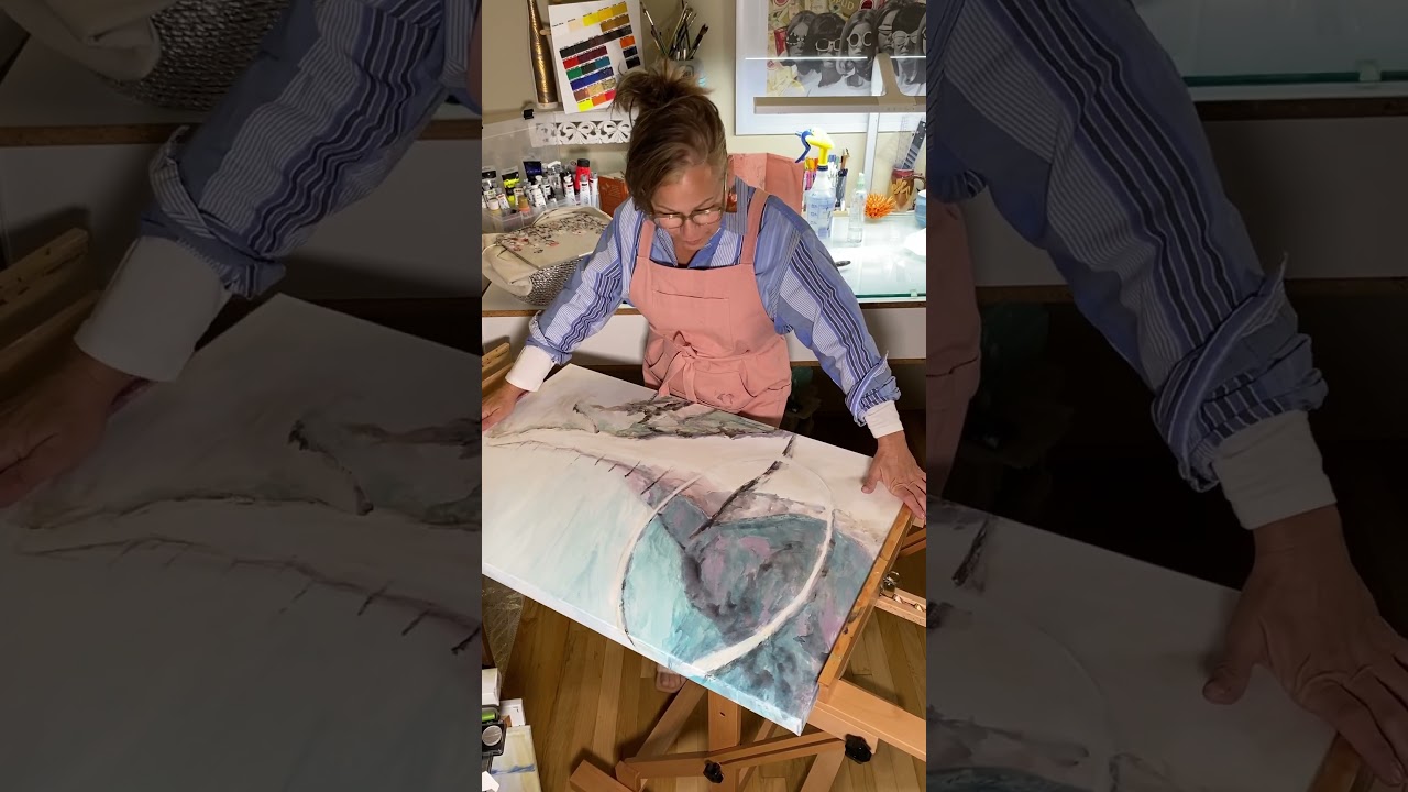 Nena Howell Holiday Art Studio Easel tip 