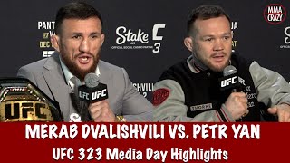 UFC 323: Merab Dvalivshvili & Petr Yan 2 Media Day Highlights