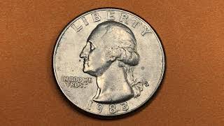 US 1983 Washington Quarters - Spitting Eagles and Filled P's and D's - United States Coins