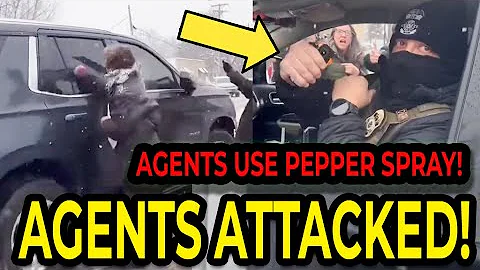 Minneapolis Protesters ATTACK Federal Agents — Pepper Sprayed & Arrest Made!