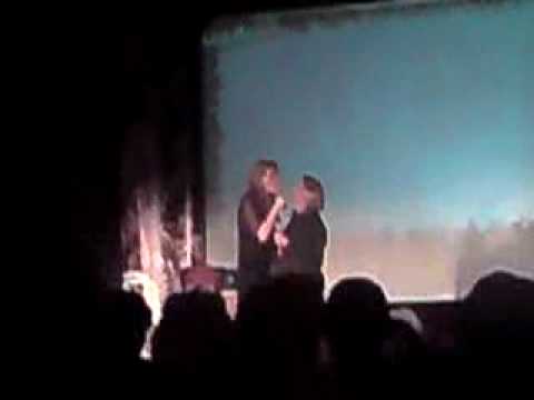 Michael Hurst and Jennifer Ward-Lealand sings at X...