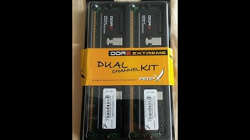 Wintec AMPX 4GB DDR2  Extreme Dual Channel Kit Unboxing