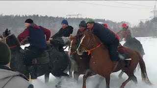 Бузкаши дар Масква дар Домодедово 6 02 2022