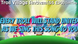 Troll Village Anthem {Lyrics}|Trolls The Beat Goes On Season 5
