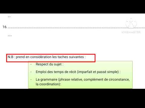 3ème année collège évaluation N2 semestre 2 la production écrite الفرض التاني الدورة التانية