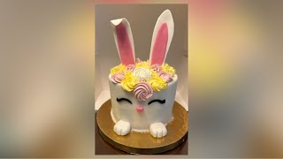 Beautiful bunny cake