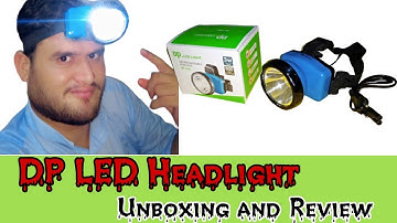 DP LED LIGHT||Led Rechargeable Head Light||No:744B||Unboxing And Reviews||Jamil Reviews Tv